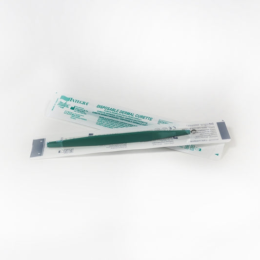 Standard Dermal Curette 4.0mm - Single Use - Sterile - Qty 50 - Schuco