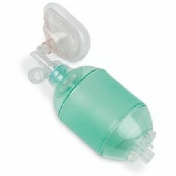 Disposable Resuscitator with Reservoir Bag, Mask and Valve, Adult - Carey Medical