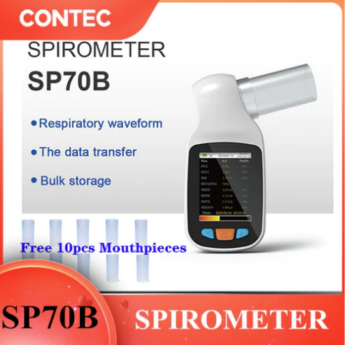 Contec Spirometer Hand-held Spirometer Bluetooth Lung Monitor
