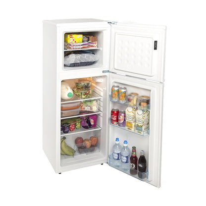 LC SCS136W essenChill Fridge Freezer Solid Door White 100/36L - Lec