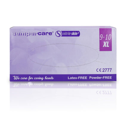 Nitrile Gloves Sempercare Skin2 - Extra Large x 180 - SemperMed