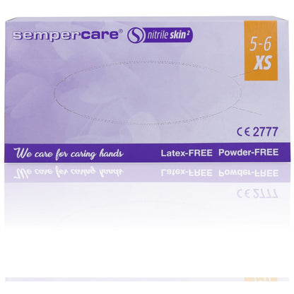 Nitrile Gloves Sempercare Skin2 - Extra Small x 200 - SemperMed