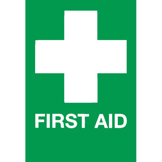 First Aid Signage - First Aid Cross, Vinyl