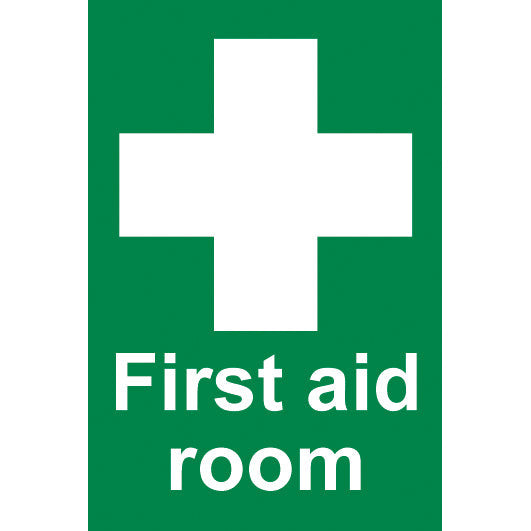 First Aid Signage - First Aid Room, Vinyl
