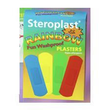 Steroplast Childrens Rainbow Plasters per Box of 10