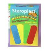 Steroplast Childrens Rainbow Plasters per Box of 10