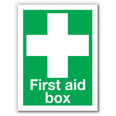 First Aid Signage - First Aid Kit, Vinyl