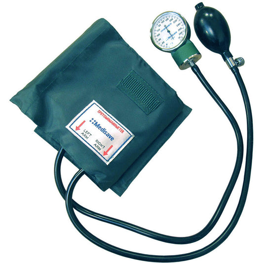 Aneroid Sphygmomanometer With Medium Teal Cuff and Dial - 