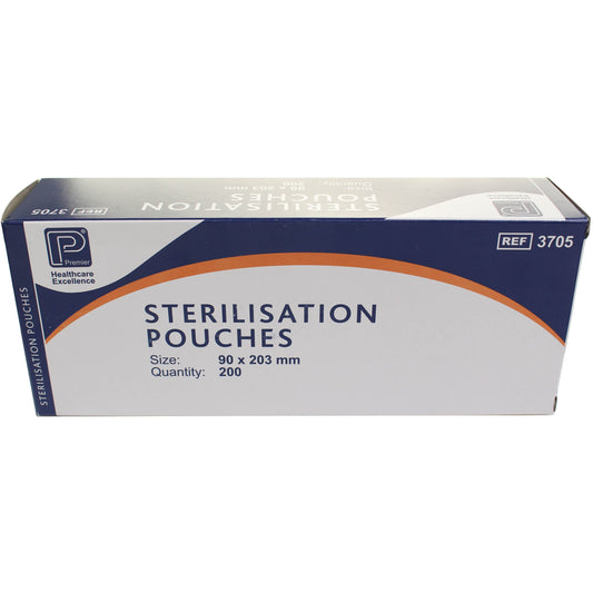 Sterilisation Pouches 90 x 203mm per Pack of 200 (autoclaves_washer-disinfectors)