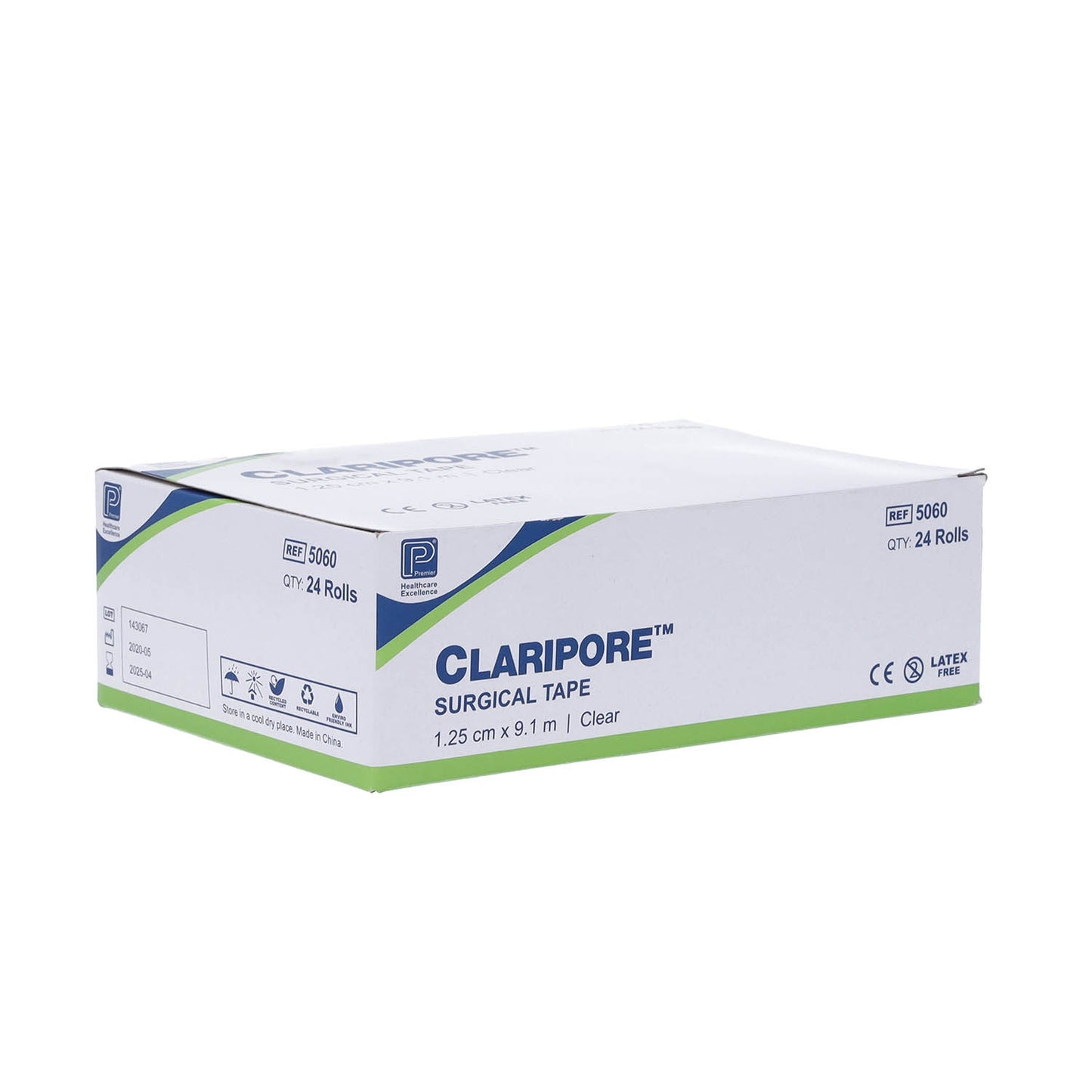 Transparent Surgical Tape 1.25cm x 9.1m - 24 Rolls - Shermond