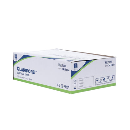 Transparent Surgical Tape 1.25cm x 9.1m - 24 Rolls - Shermond