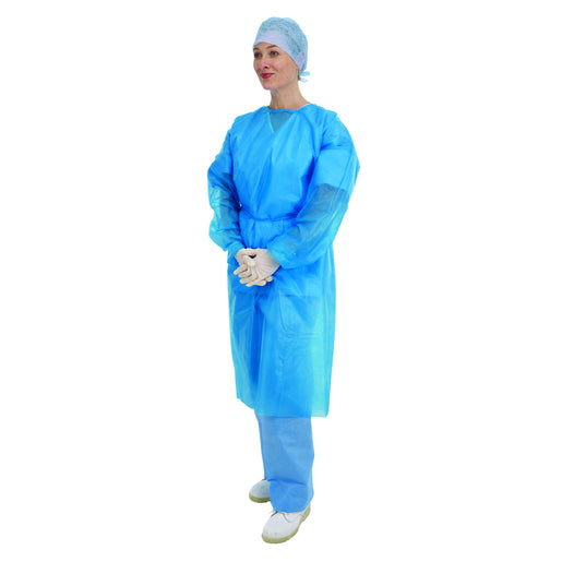 Lightweight Examination Gown with Long Sleeves