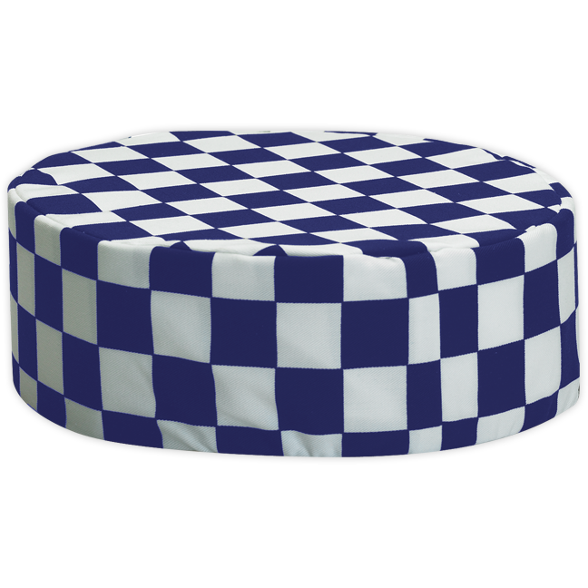 Check Skull Cap - 100% Cotton - 