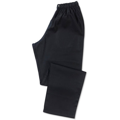 Black Chef's Trousers - Black - 