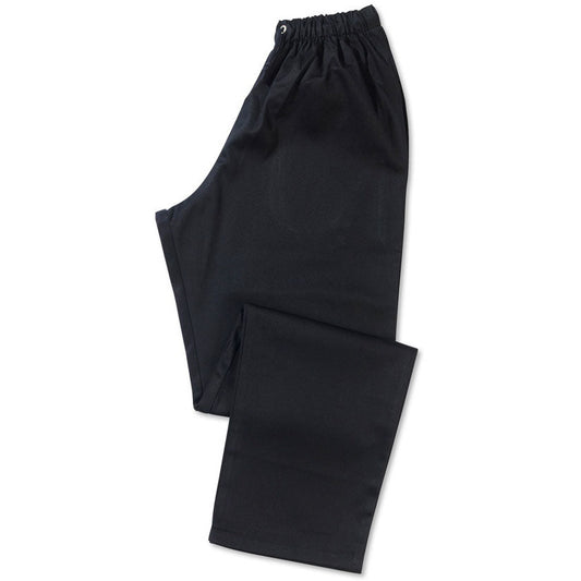 Black Chef's Trousers - Black - 
