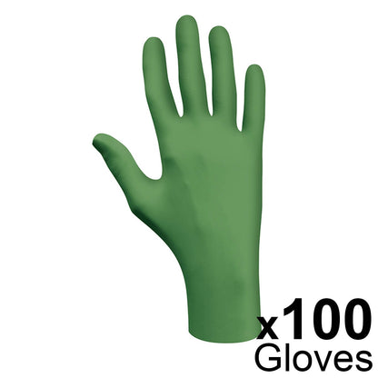 Showa Biodegradable Nitrile Disposable Gloves - Extra Small - 100 - Showa