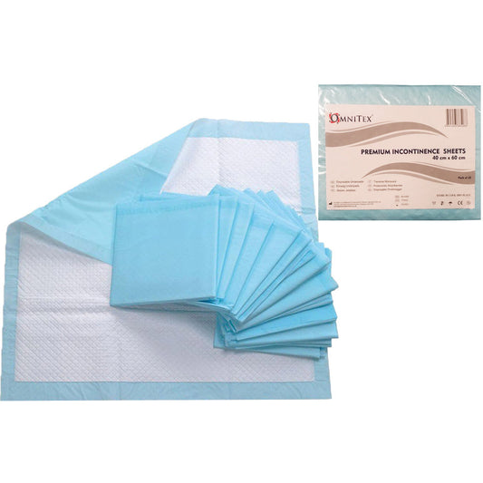 Incontinence Chair Pads / Inco Sheets 40 x 60cm - Pack of 25 [600ML ABSORPTION]