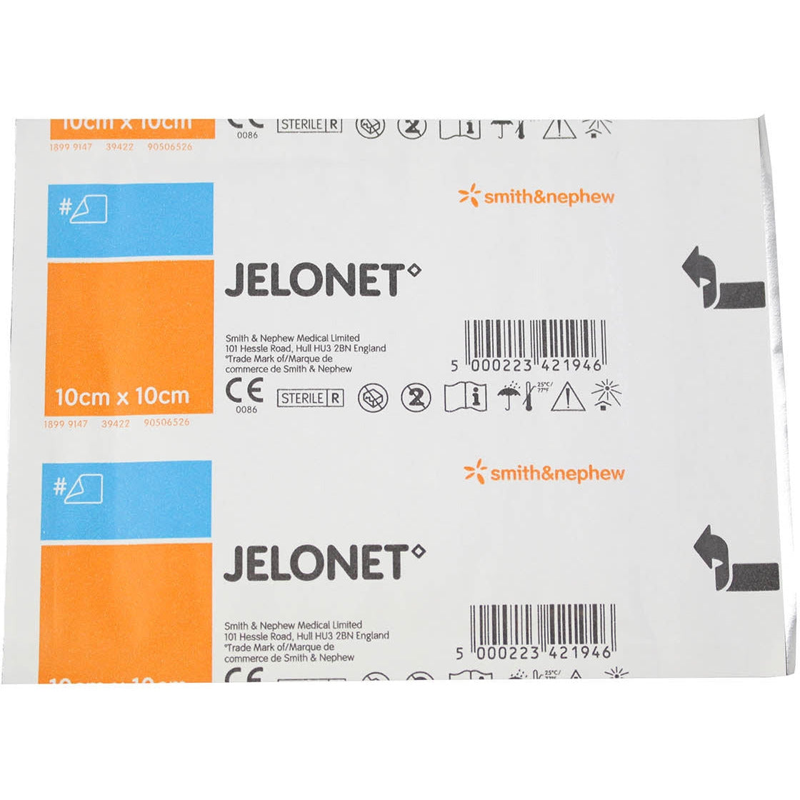 Jelonet Paraffin Gauze 10x10cm Individually Wrapped - 3S Healthcare