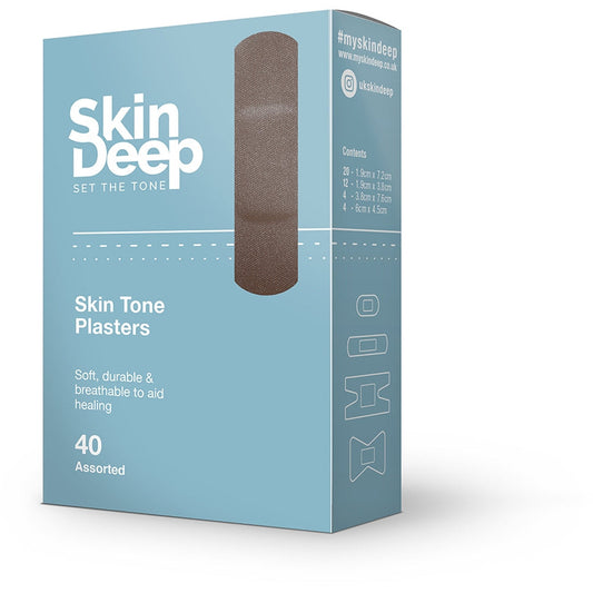 My Skin Deep – Dark tone Plasters – Box of 40 - CLEARANCE - TSL