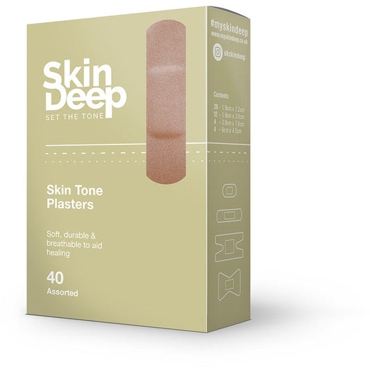 My Skin Deep – Medium Tone Plasters – Box of 40 - TSL