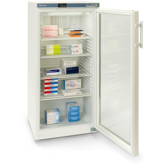 Shoreline 236 Litre Pharmacy Refrigerator - Glass Door - 