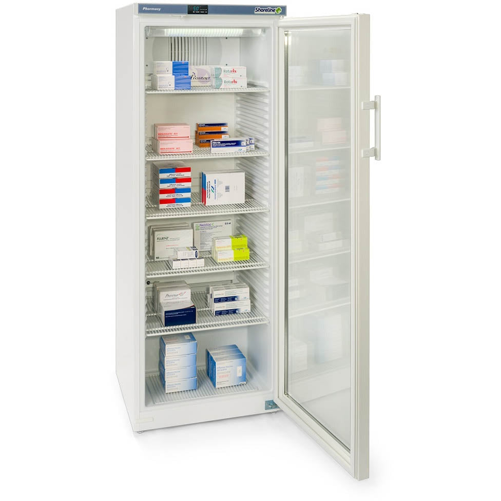 Shoreline 335 Litre Pharmacy Refrigerator - Glass Door