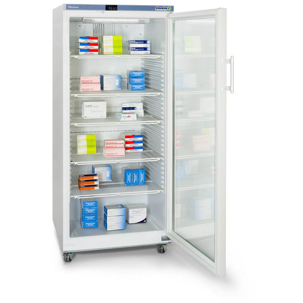 Shoreline Pharmacy Refrigerator Glass Door - 544 Litres - Shoreline