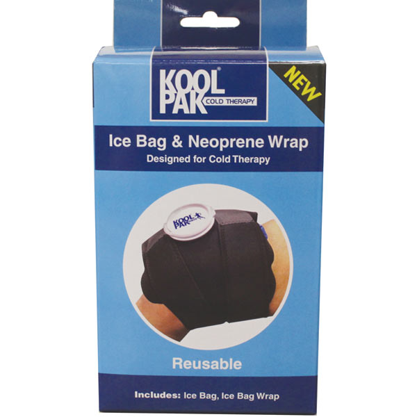 Koolpak Ice Bag & Neoprene Wrap - 20.5cm x 75.5cm - Koolpak