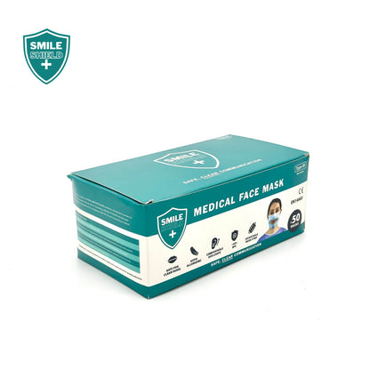 Smile Shield Transparent Face Masks With Clear Panel (Box of 50 Masks) - Smile Shield