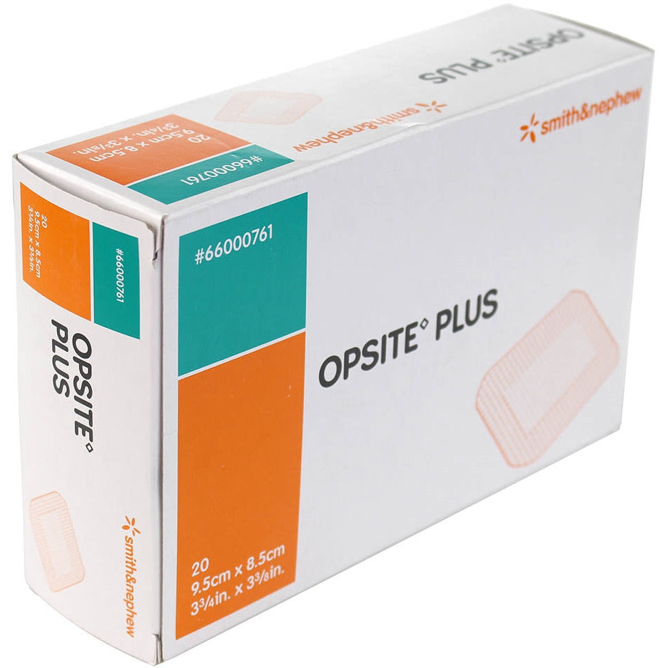 Opsite Compresse OpSite Plus Dressing 8.5cm x 9.5cm per 20 – Medisave UK