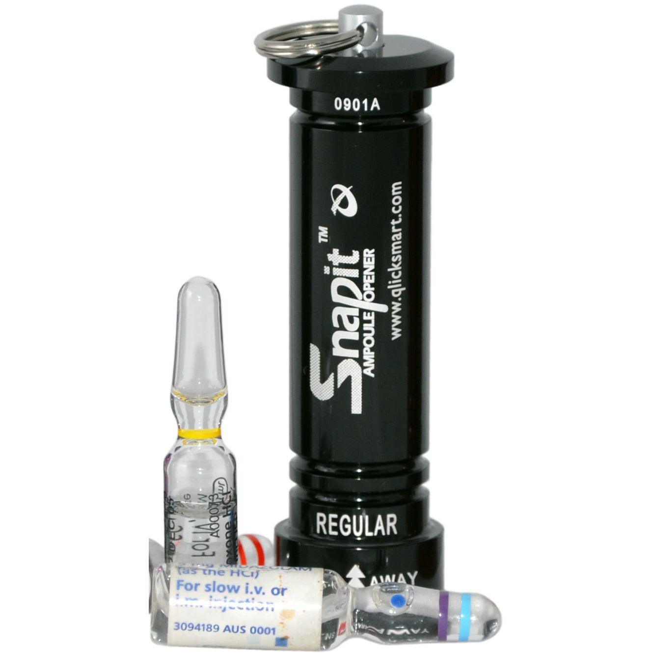 Qlicksmart SnapIT Ampoule Opener - Trolley Regular - Black - Swann Morton