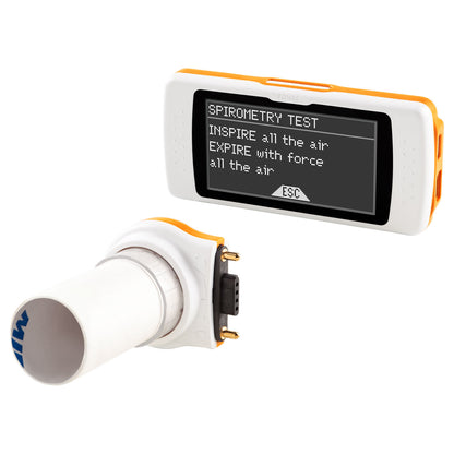 MIR Spirodoc Spirometer/Oximeter with 1 Reusable Turbine