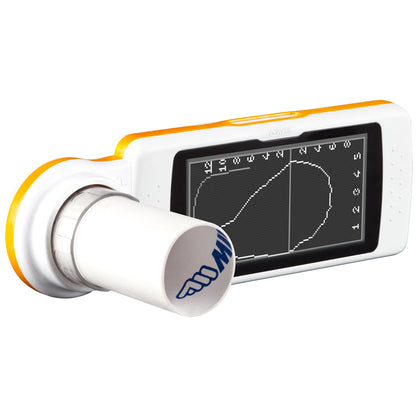 MIR Spirodoc Spirometer/Oximeter with 1 Reusable Turbine