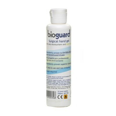 Bioguard Surgical Hand Gel Flip Top Bottle - 100ml – Medisave UK