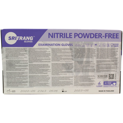 Nitrile Powder Free Examination Gloves x100 -Small [PPE Cat III Cert] - Sritang