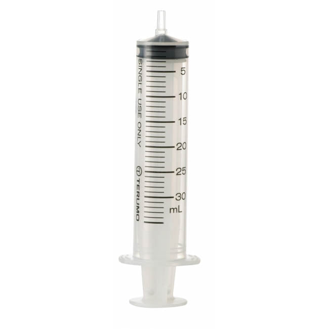 Terumo Eccentric Luer Tip Syringes 30ml x 25 - Terumo