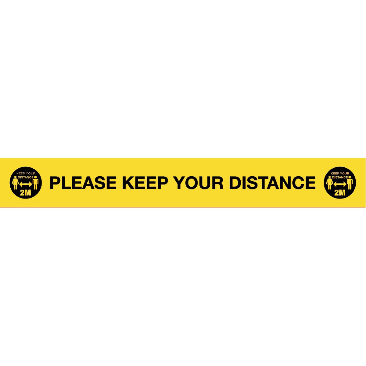 ST03 Please keep your distance – 1000mm x 150mm - Single - Skye Direct