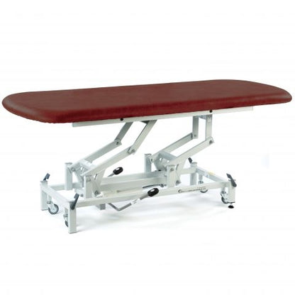 Therapy Hygiene Table, Hydraulic, Retractable Wheels - 186 x 65cm - 