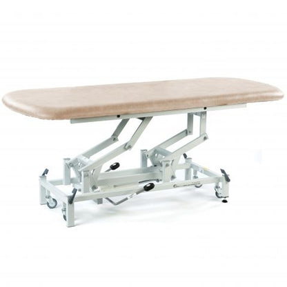 Therapy Hygiene Table, Hydraulic, Retractable Wheels - 186 x 65cm - 