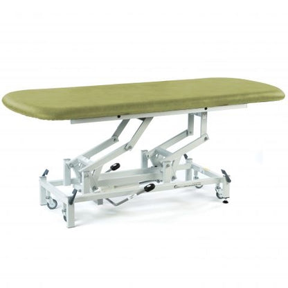 Therapy Hygiene Table, Hydraulic, Retractable Wheels - 186 x 65cm - 