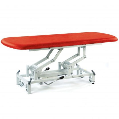 Therapy Hygiene Table, Hydraulic, Retractable Wheels - 186 x 65cm - 