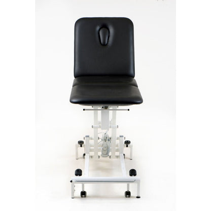 STABIL Komfort - 3-Section Electric / White Frame / Black Upholstery - Stabil