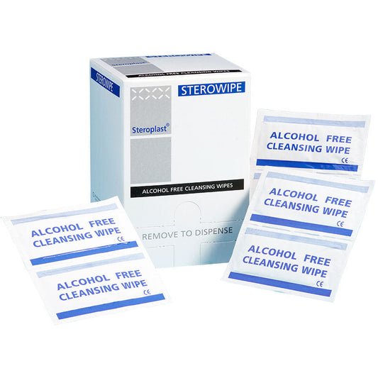 Sterowipe Alcohol Free Cleansing Wipes Box of 100