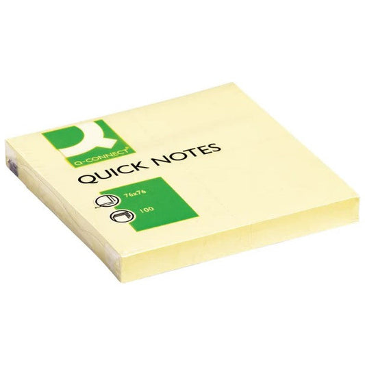 Sticky Notes 76 X 76mm Yellow (12 Pack)