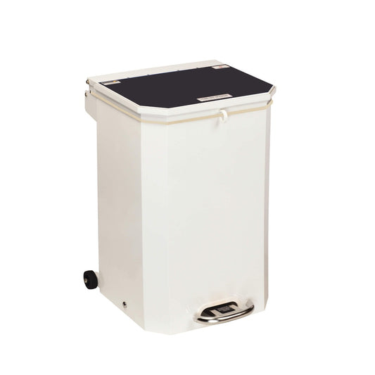 Flame Retardant Hands Free Bin - 50 Litre Black - 