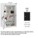 Sunflower CDC23 Cabinet with 2 shelves/2 trays/1 door with Light