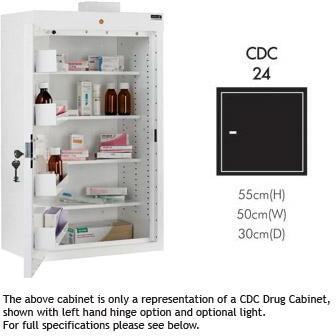 Sunflower CDC24 Cabinet with 2 shelves/2 trays/1 door