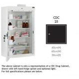 Sunflower CDC25 Cabinet with 2 shelves/2 trays/1 door with light
