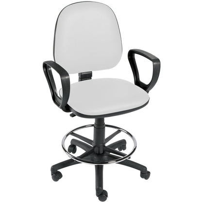 Sunflower Gas-Lift Chair with Arms and Foot Ring