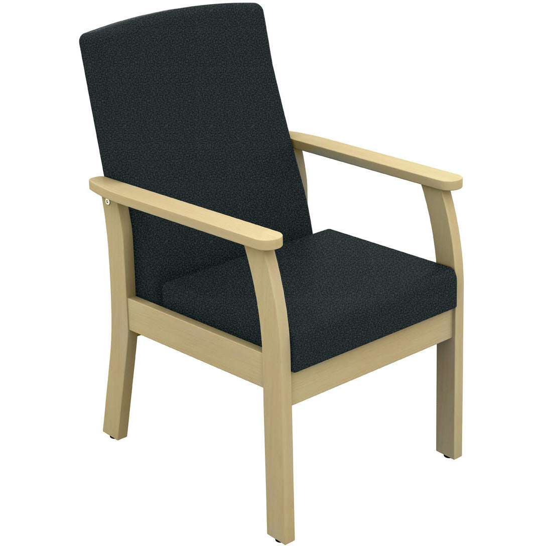 Sunflower Atlas Low-Back Patient Chair with Arms - Intervene Upholstery